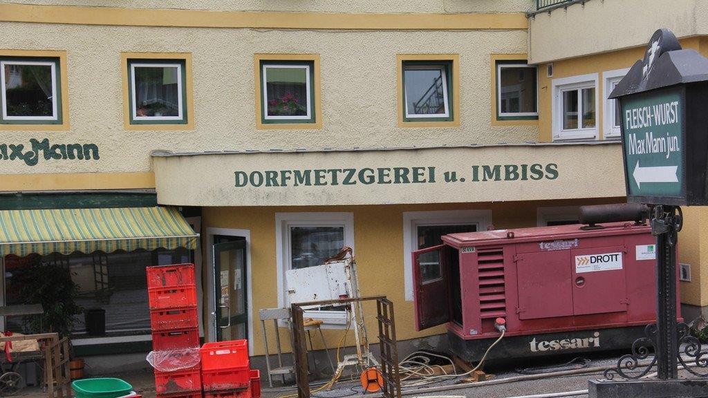 Verwüstung in Hüttau