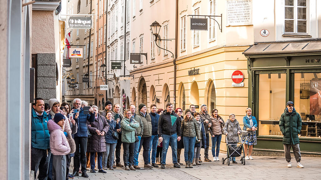 Der traditionelle Metzgersprung in Salzburg