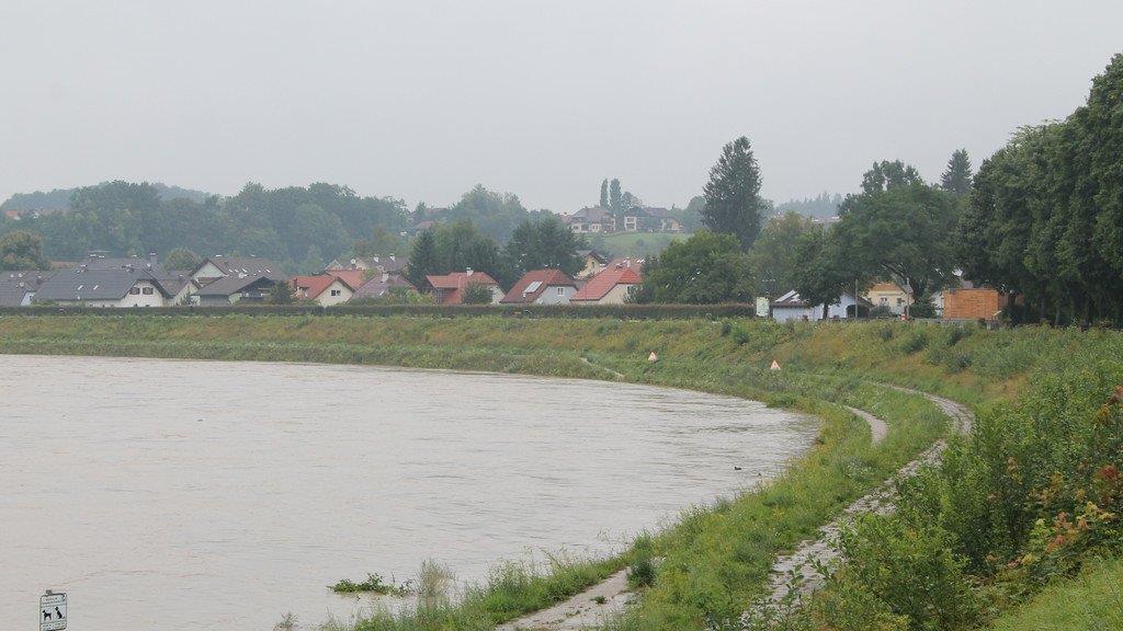 Hochwasser in Oberndorf