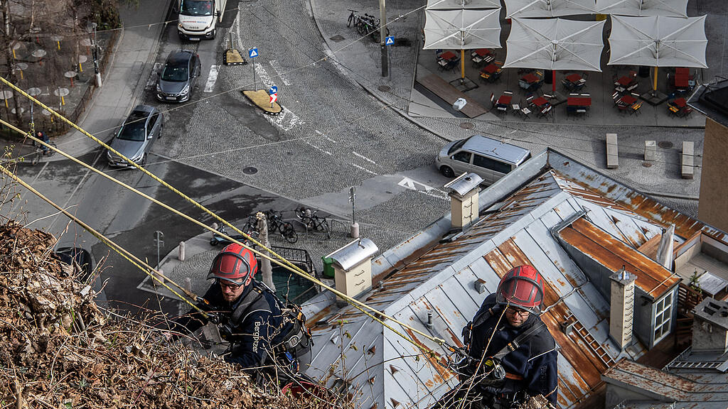 Bergputzer in Salzburg im Einsatz