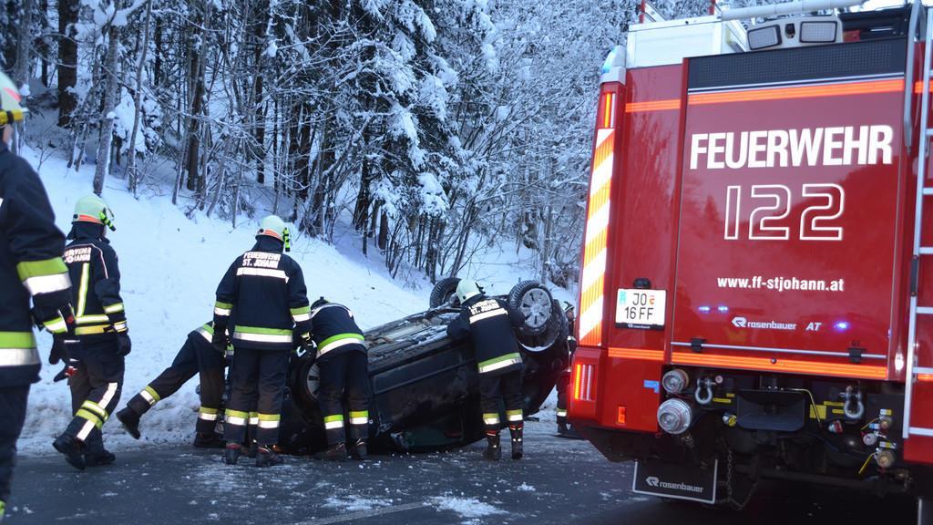 Unfall auf der B163