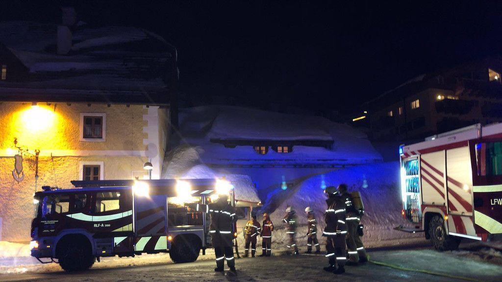 Brand in Hotel in Obertauern