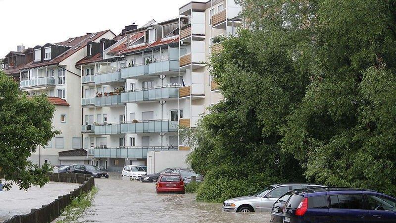 Hochwasser in Freilassing