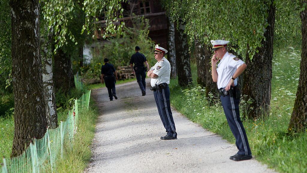 Vor dem Stadion in Leogang herrschten höchste Sicherheitsvorkehrungen.