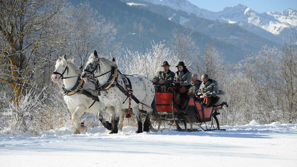 Historische Pferdegespanne im Lungau
