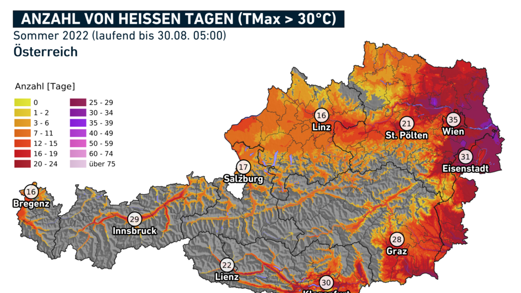 Wetterbilanz Sommer 2022