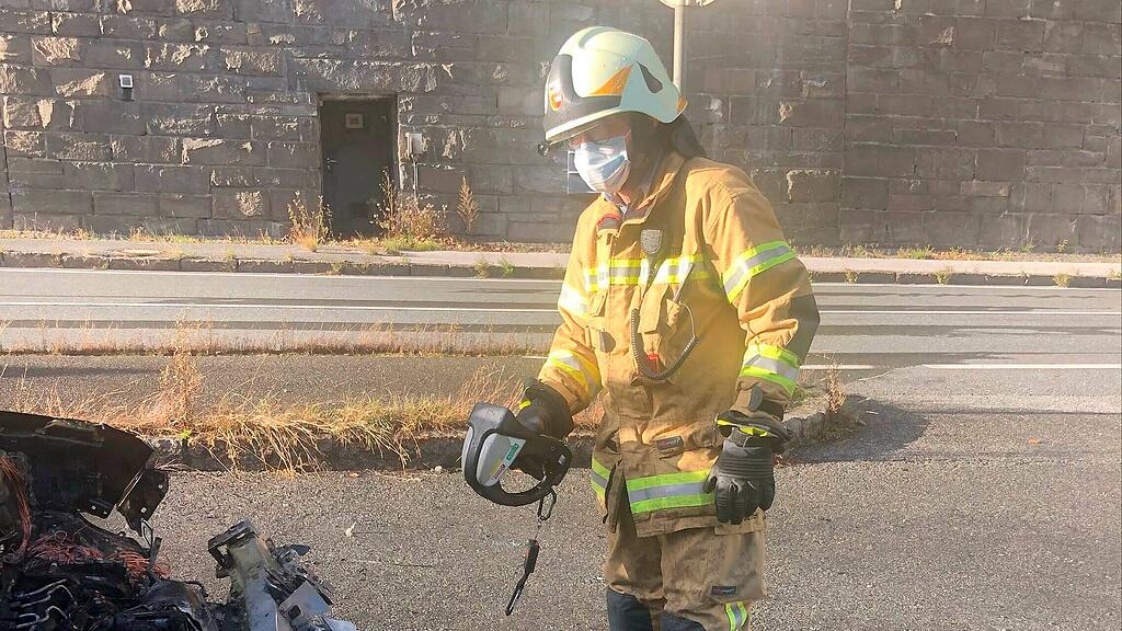 Brand auf B311