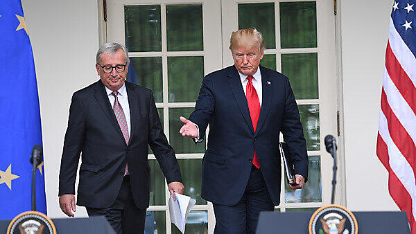 Juncker und Trump verhandelten hart