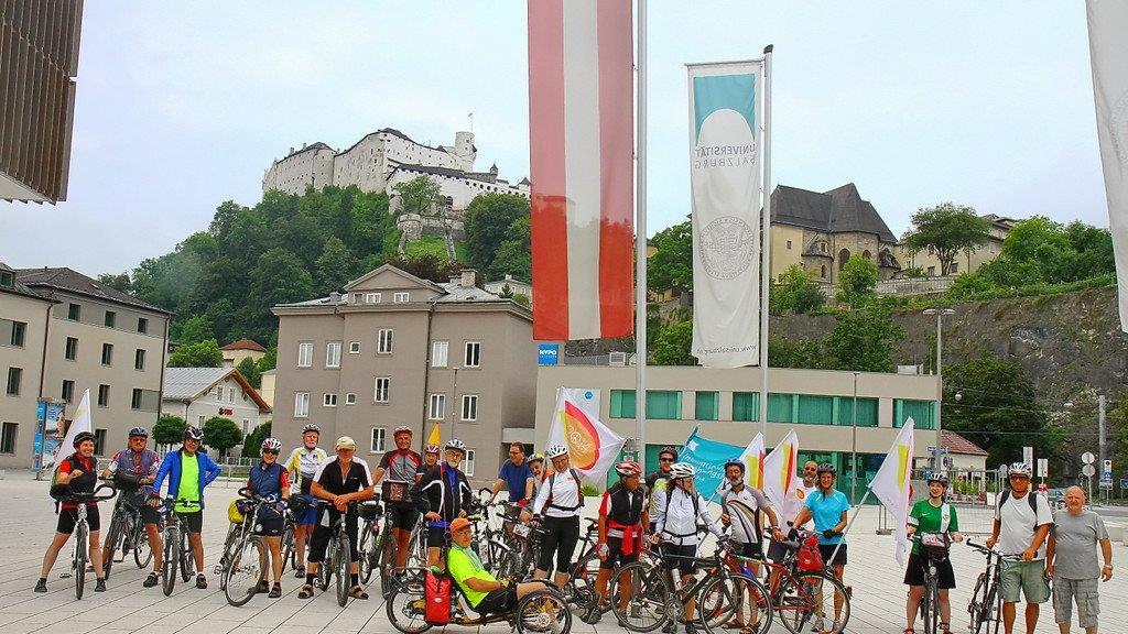 Friedensfahrer in Salzburg