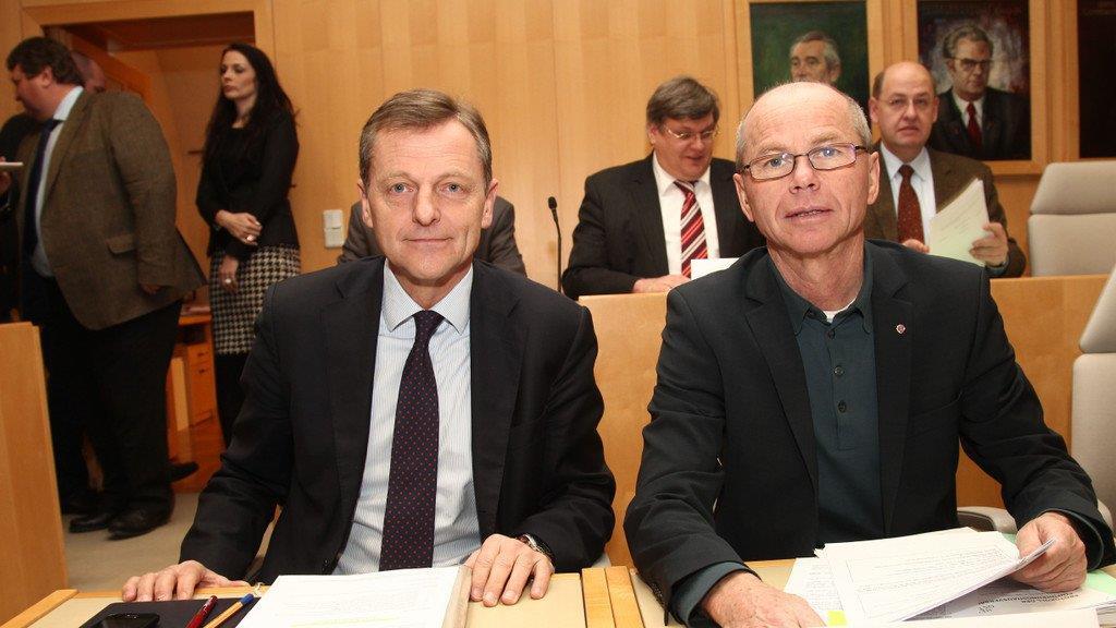 Bilder der Sitzung im Landtag