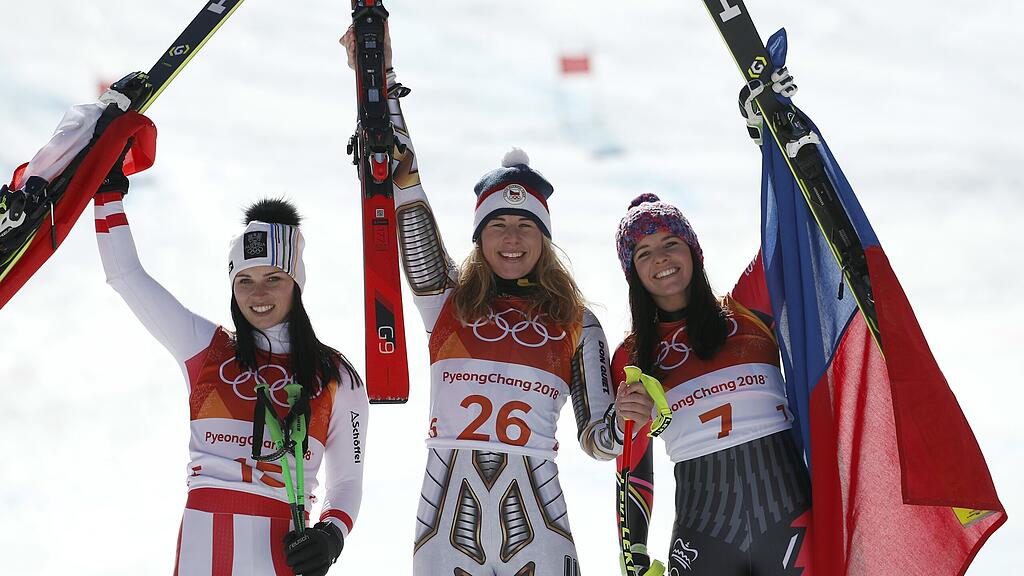Dieser Olympische Super-G geht in die Geschichte ein.