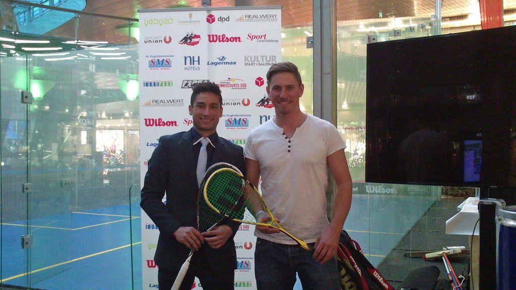 Auftakt zur Austrian Squash Challenge im Europark 2016