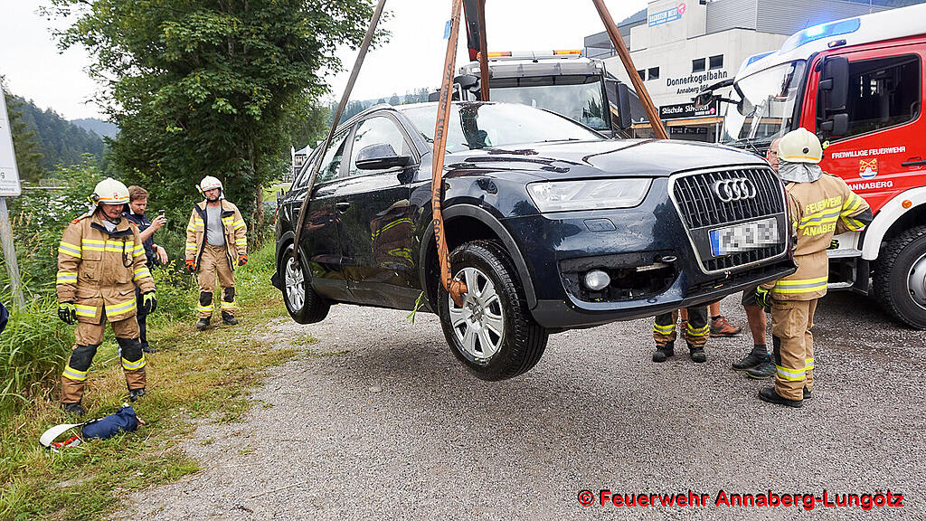 Auto im Rauchenbach