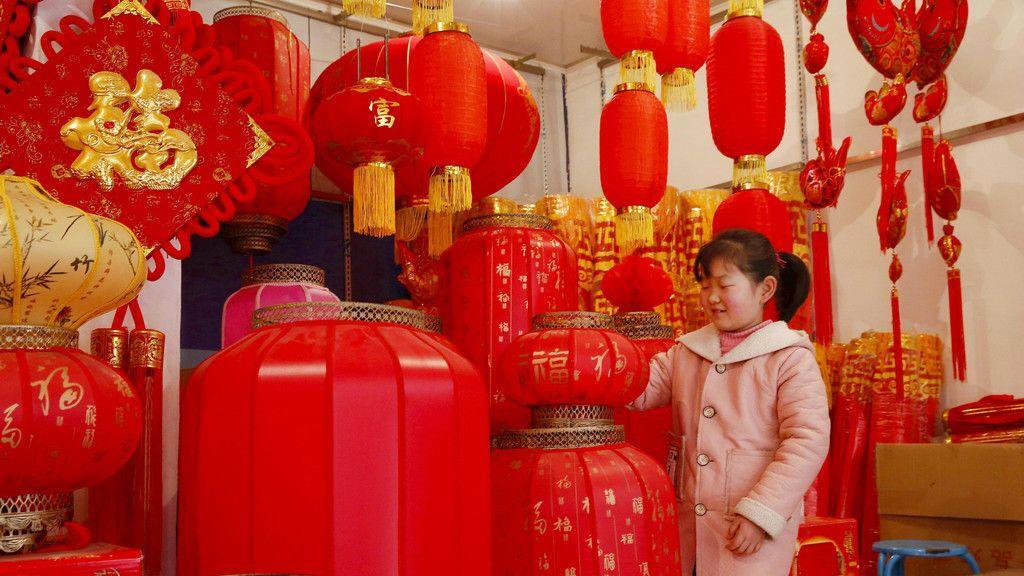 China feiert das Jahr des Hahns