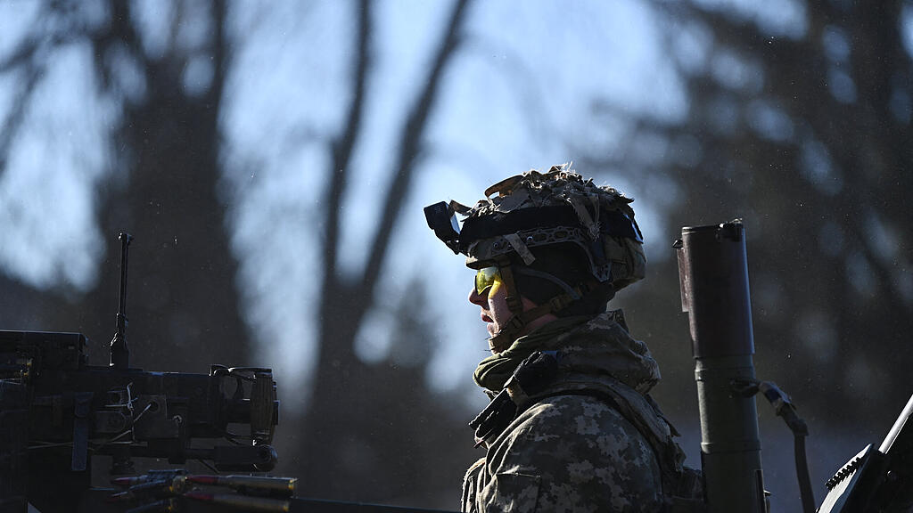 Ukrainische Soldaten in Kiew