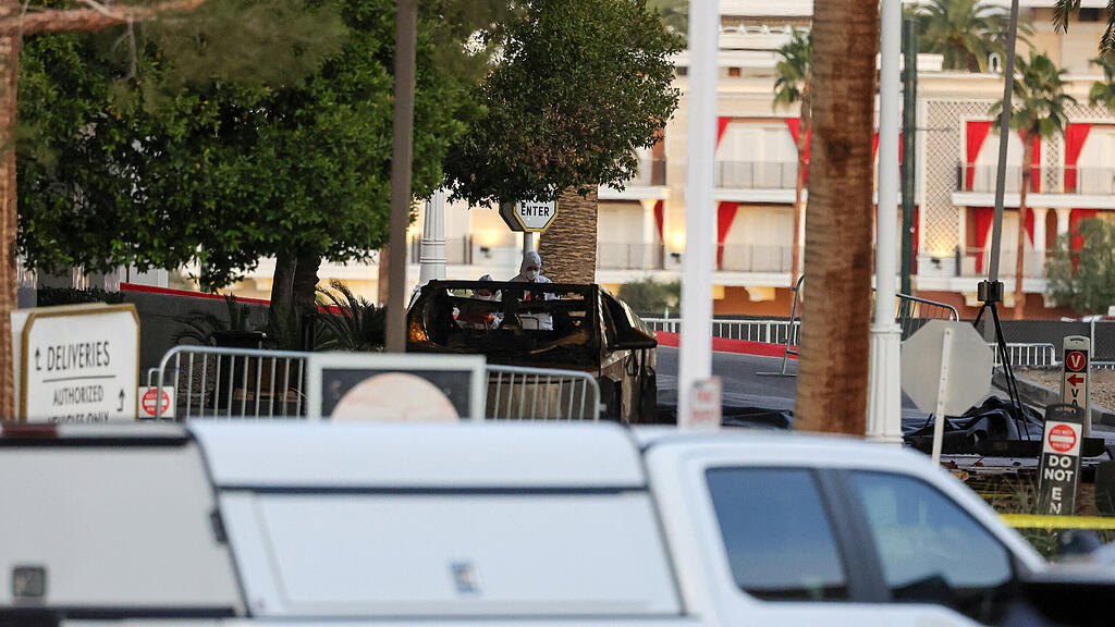 Tesla Cybertruck in Las Vegas explodiert