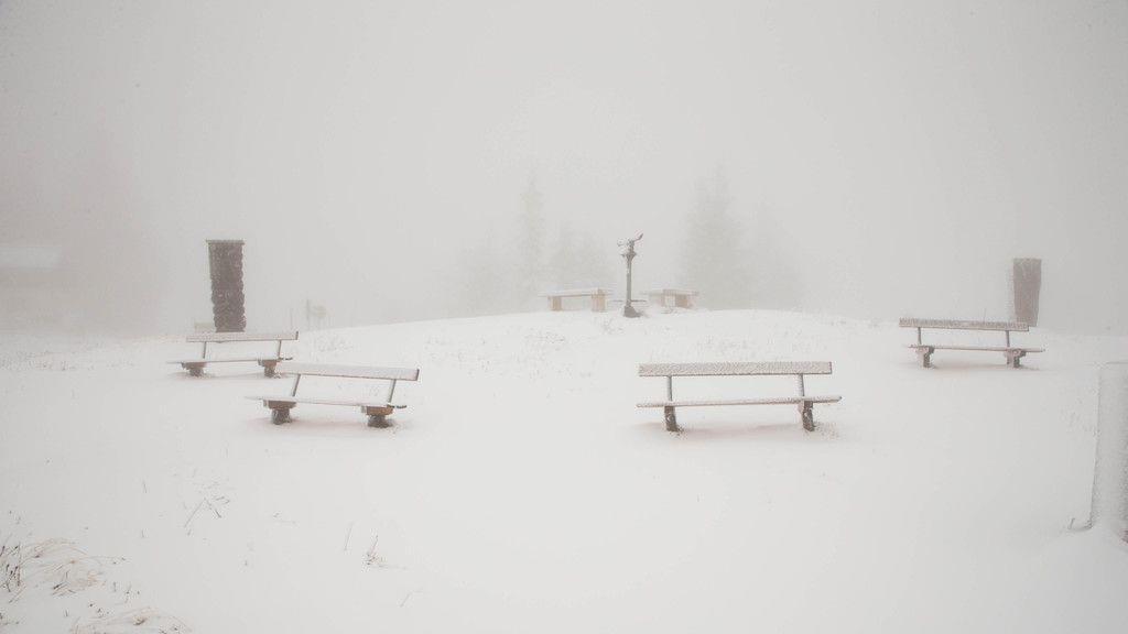 Schnee am Gaisberg