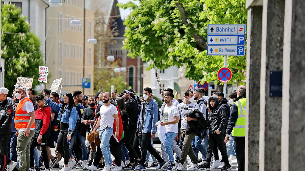 Palästina-Demo in Salzburg