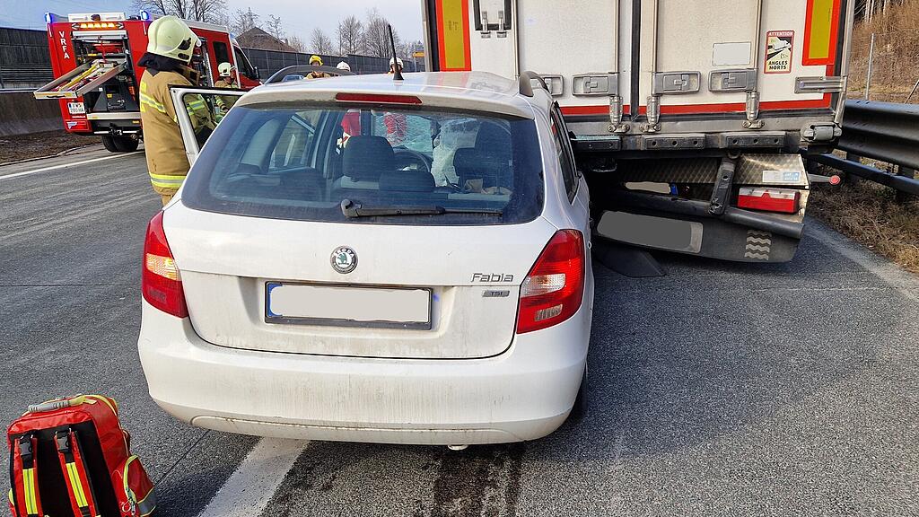 Unfall auf A10 bei Hallein