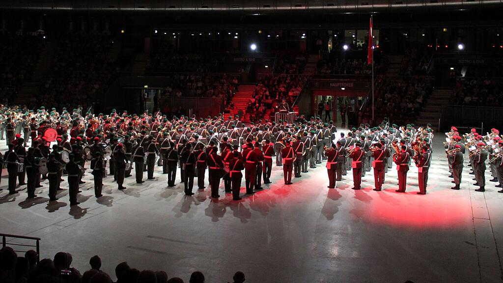 Das Militärmusikfestival in Salzburg.