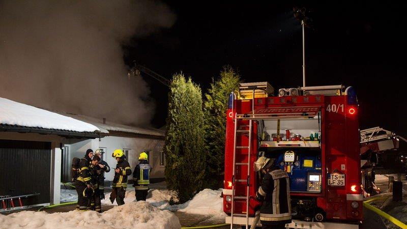 Wohnhaus in Brand