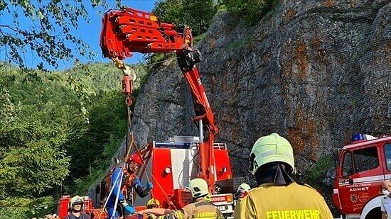 Motorradunfall Wiestal Landesstraße