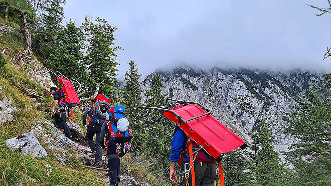 Bergrettung Pidinger Klettersteig