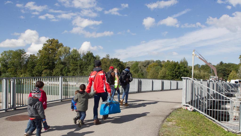 Flüchtlinge: Strom von Saalachbrücke wegverlagert