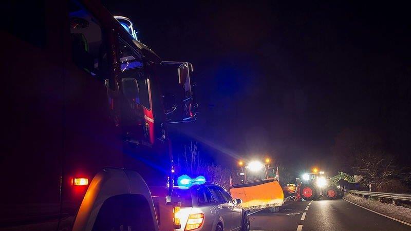 Traktor abgestürzt
