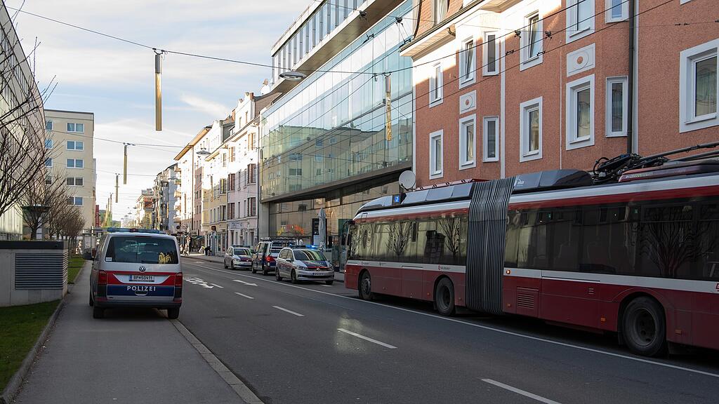 Unfall mit O-Bus Ignaz-Harrer-Straße