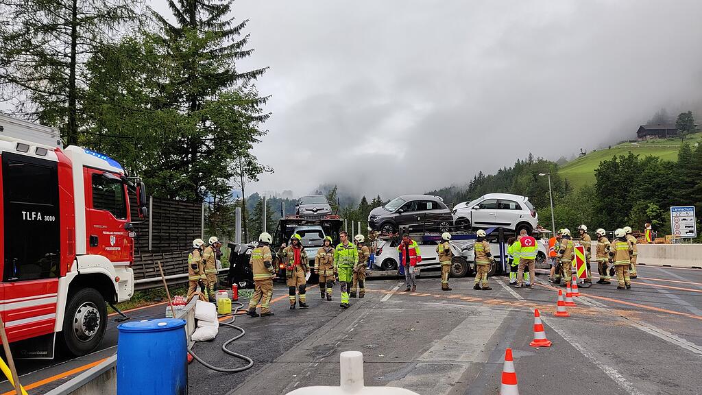 Unfall Lkw A10 Pfarrwerfen