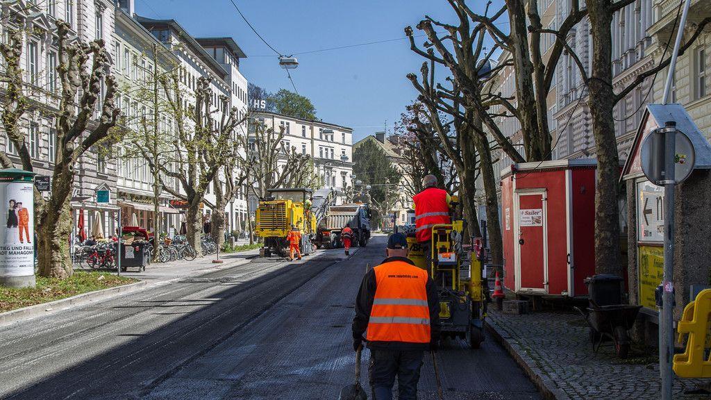Bauarbeiten Franz-Josef-Straße