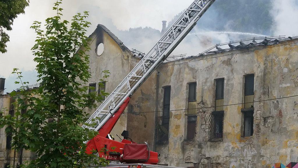 Brand beim Gut Guggenthal