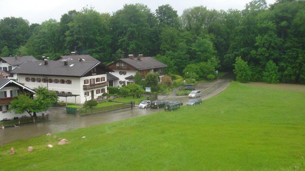 Hochwasseralarm im Lkr. Berchtesgadener Land