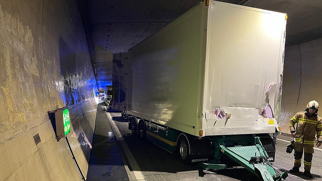 Lkw-Unfall Tauerntunnel