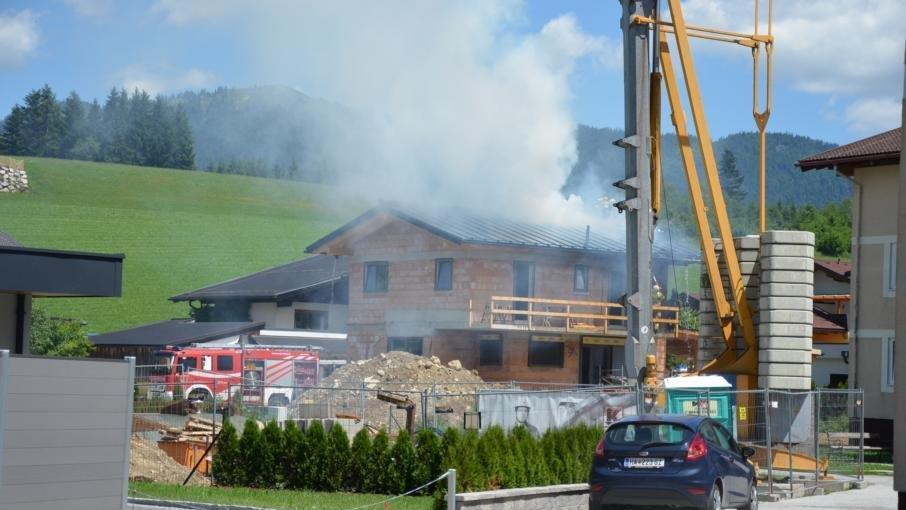 Dachstuhlbrand in Abtenau