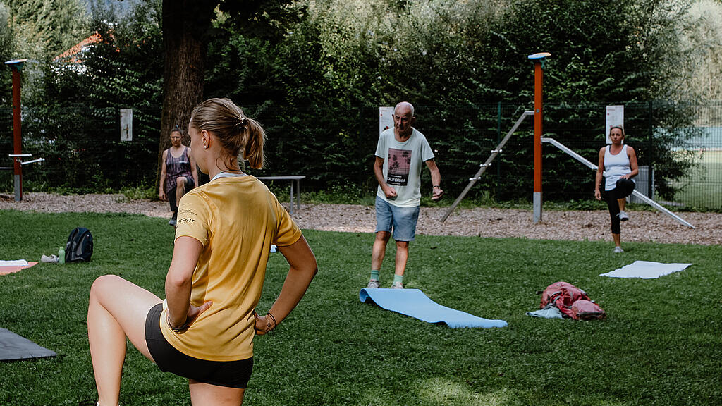 Bewegt im Park, Inklusives Training, Sportunion