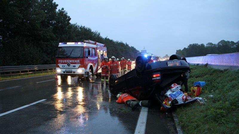 Pkw-Überschlag auf A1