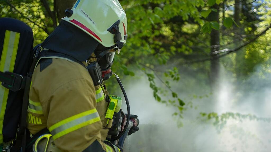 Feuerwehrübung in Guggenthal