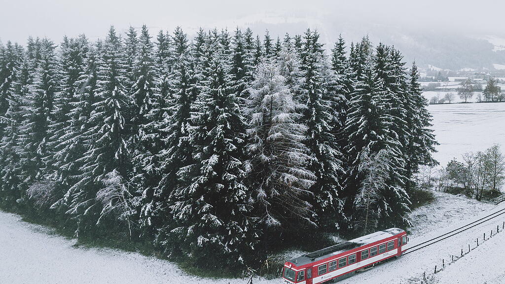 Wintereinbruch im Pinzgau
