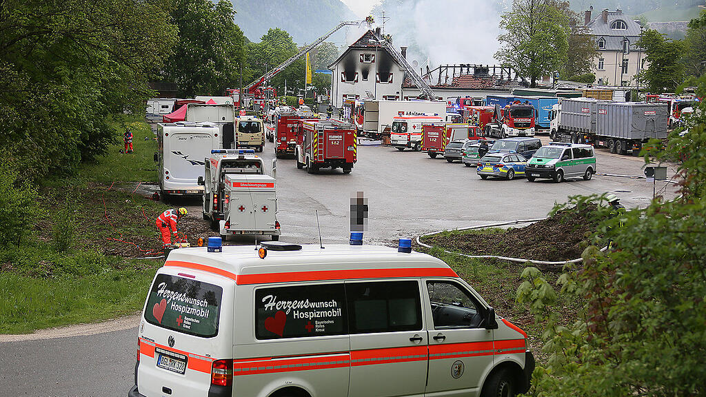 Gaststätte, Brand, Bad Reichenhall
