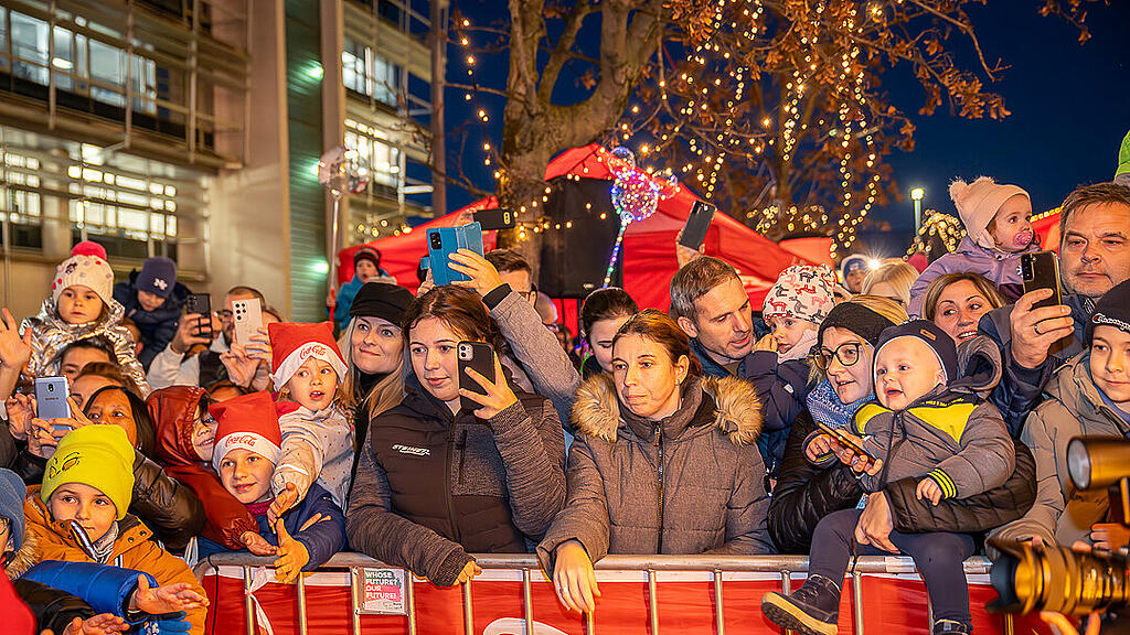 Coca-Cola Weihnachtstruck beim EUROPARK