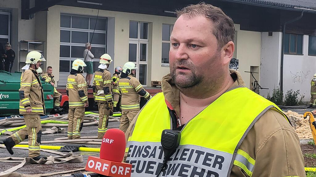 Brand Lagerhaus Kuchl