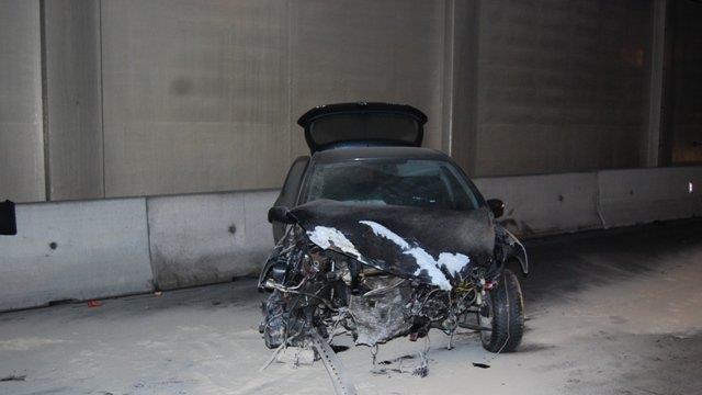 Crash im Tauerntunnel
