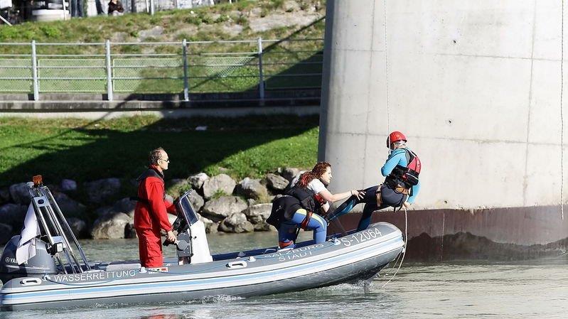 Schauübung der Wasserrettung