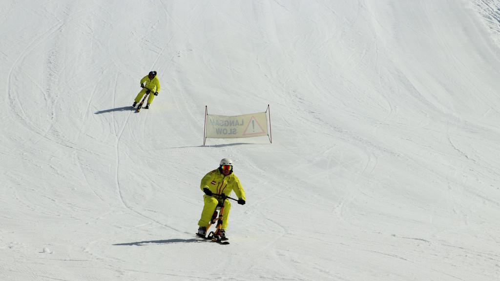 Snowbike-Rekordversuch in Obertauern