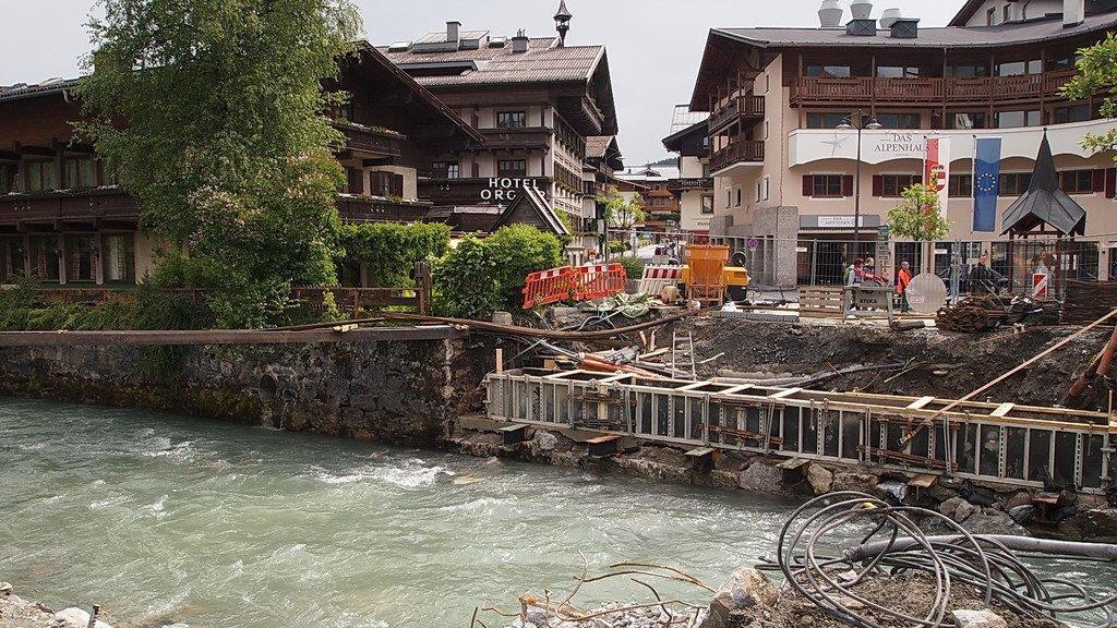 Brückenbau in Kaprun