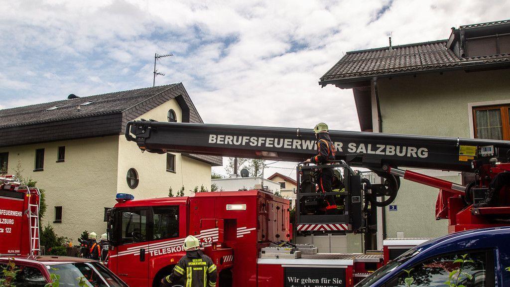 Küchenbrand in Lehen