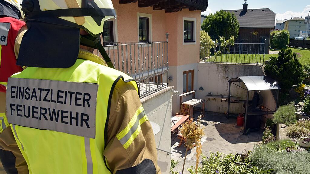 Gasflaschenbrand in Grödig