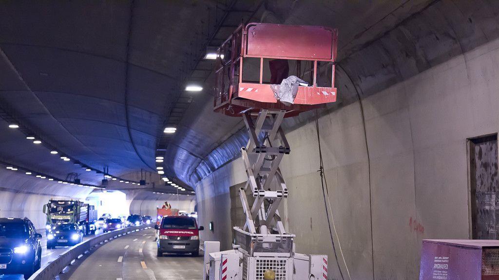 Lieferinger Tunnel: Erste Röhre saniert